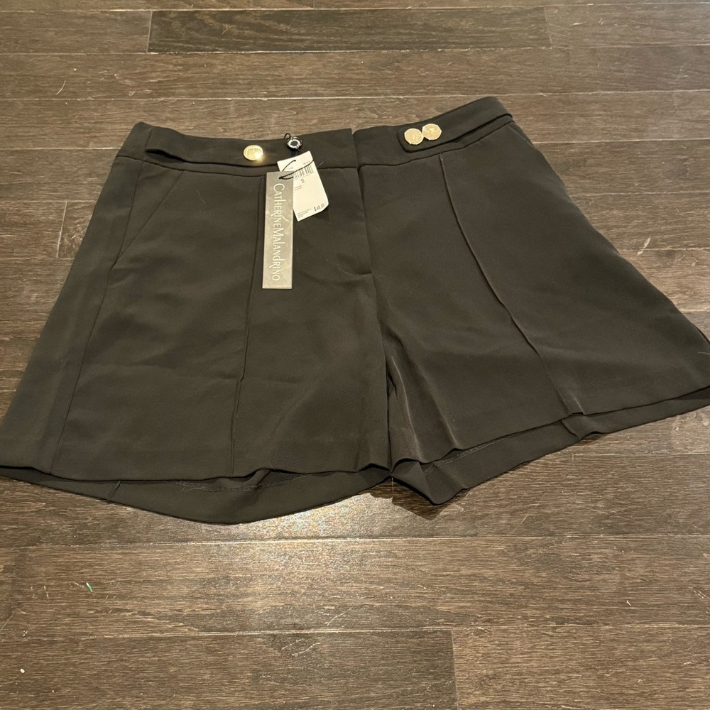NWT Catherine Malandrino high waisted suit shorts